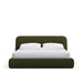 Kave Home Bed Martina Bouclé, 180 x 200cm - Donkergroen