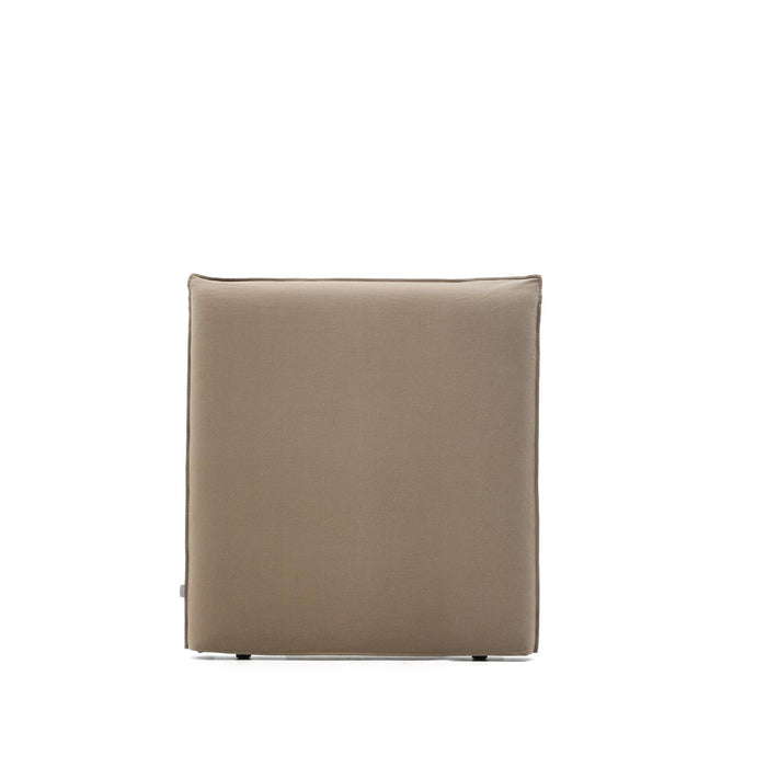 Kave Home Hoofdbord Jaira Linnenmix, 90cm - Taupe - ThatLyfeStyle