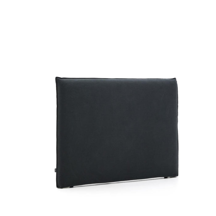 Kave Home Hoofdbord Jaira Linnenmix, 150cm - Antraciet