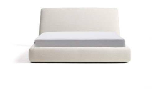 Kave Home Bed Martina Chenille, Met opbergruimte, 160 x 200cm - Ecru
