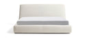 Kave Home Bed Martina Chenille, Met opbergruimte, 180 x 200cm - Ecru