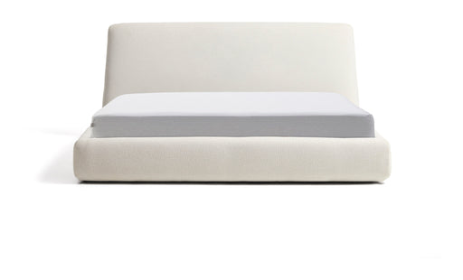 Kave Home Bed Martina Chenille, Met opbergruimte, 180 x 200cm - Ecru