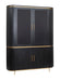 Tower Living Opbergkast Rivello Mangohout, 200 x 150cm - Zwart