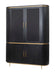 Tower Living Opbergkast Rivello Mangohout, 200 x 150cm - Zwart