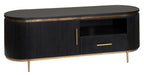 Tower Living TV-meubel Rivello Mangohout, 150cm - Zwart