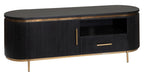 Tower Living TV-meubel Rivello Mangohout, 150cm - Zwart