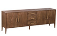 Tower Living Dressoir Belvedere Mangohout, 220cm - Bruin