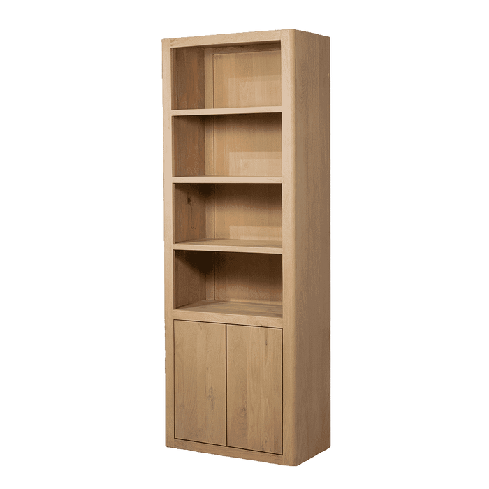 Tower Living Boekenkast Tenna Mangohout, 220 x 80cm - Naturel