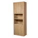 Tower Living Opbergkast Tenna Mangohout, Met 2 open vakken, 220 x 80cm - Naturel