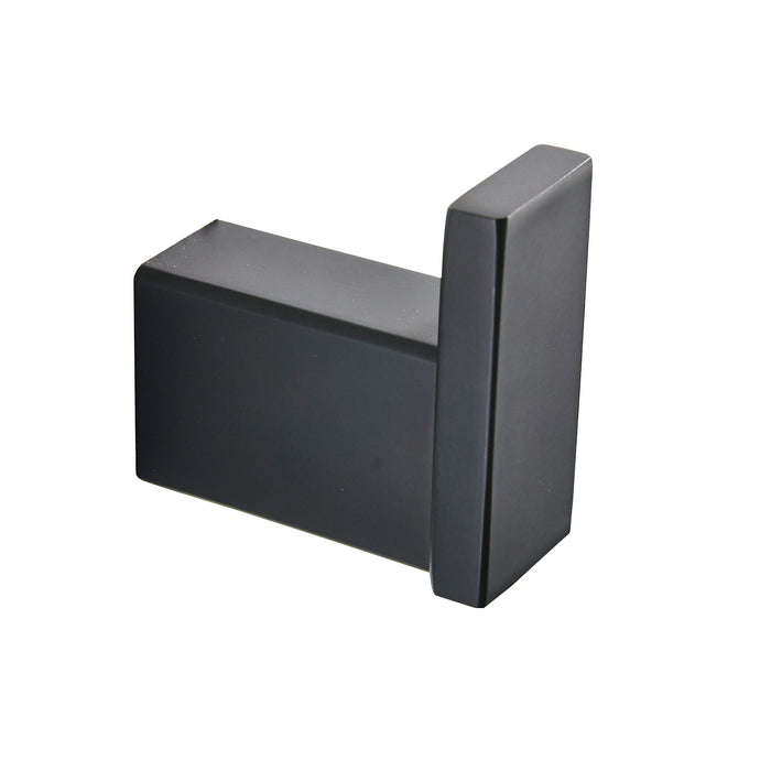 XIVADA Handdoekhaak Noto - Met schroefset - Rvs - Zwart - 1 stuk
