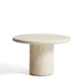 Kave Home Ronde Eettafel Drasi Travertinlook, 122cm - Beige