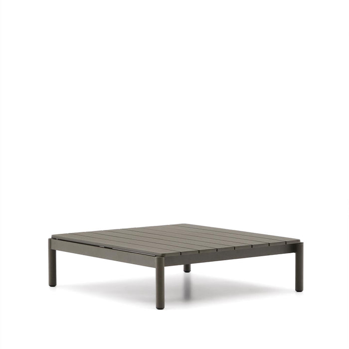 Kave Home Outdoor Salontafel Sorells 89 x 91cm - Donkergroen - Vierkant