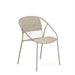 Kave Home Tuinstoel Atrani Staal en touw - Ecru - ThatLyfeStyle