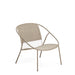 Kave Home Loungestoel Atrani Staal en touw - Ecru - ThatLyfeStyle