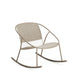 Kave Home Schommelstoel Atrani Staal en touw - Ecru - ThatLyfeStyle