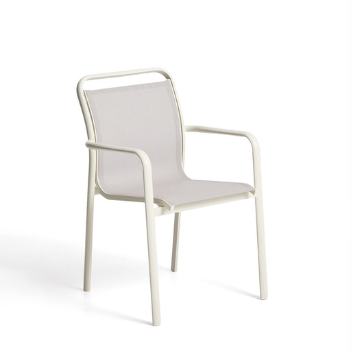 Kave Home Tuinstoel Luri Textileen - Beige/Ecru