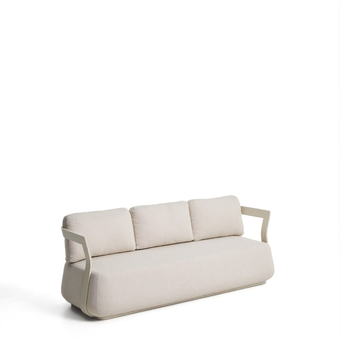 Kave Home 3-zits Loungebank Tamaris 217cm - Beige/Taupe