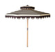 HKliving Parasol Striped Ø270cm - Stracciatella