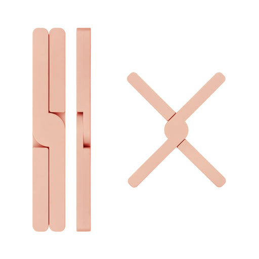 Krumble Pannenonderzetter - Opvouwbaar - Lichtroze