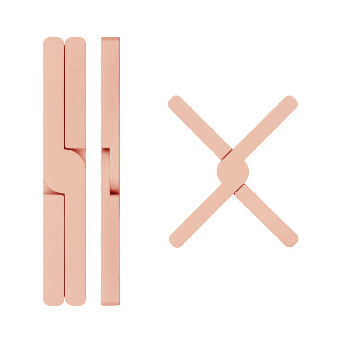 Krumble Pannenonderzetter - Opvouwbaar - Lichtroze