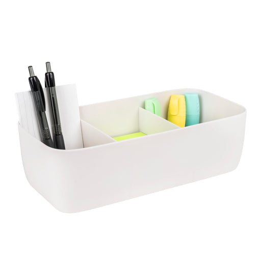 QUVIO Organizer voor lade - 3 vakken - 13,5 x 27 x 8 cm
