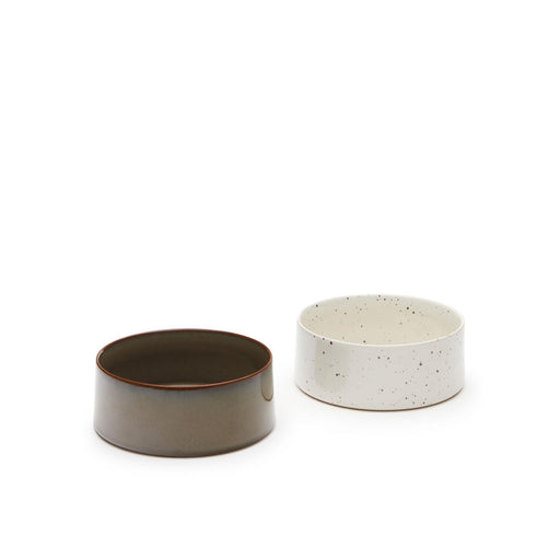 Kave Home Voerbak Dumbi Set van 2 stuks, Keramiek - Groen - ThatLyfeStyle