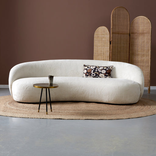 PEPP Interiors Organische Bank Bean 230cm, Sorriso stof - Off White - ThatLyfeStyle