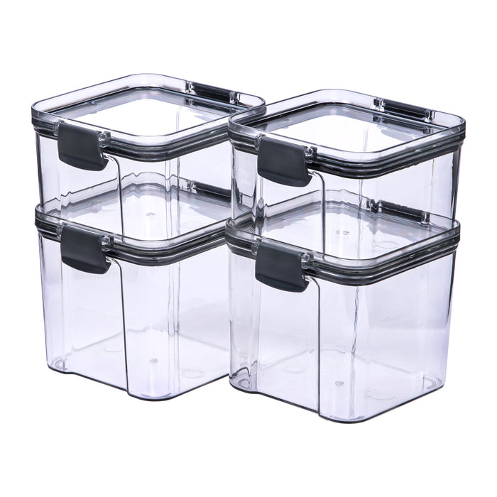 Krumble Voorraadpotten set van 4 - 460 ml + 460 ml + 700 ml + 700 ml - Kunststof