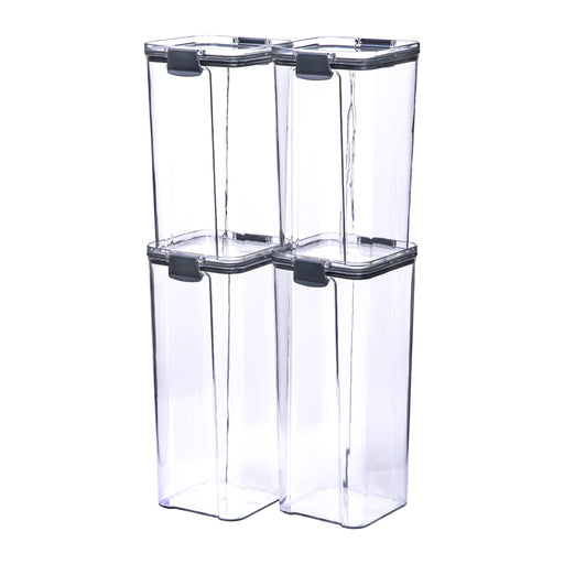 Krumble Voorraadpotten set van 4 - 700 ml + 700 ml + 1800 ml + 1800 ml - Kunststof