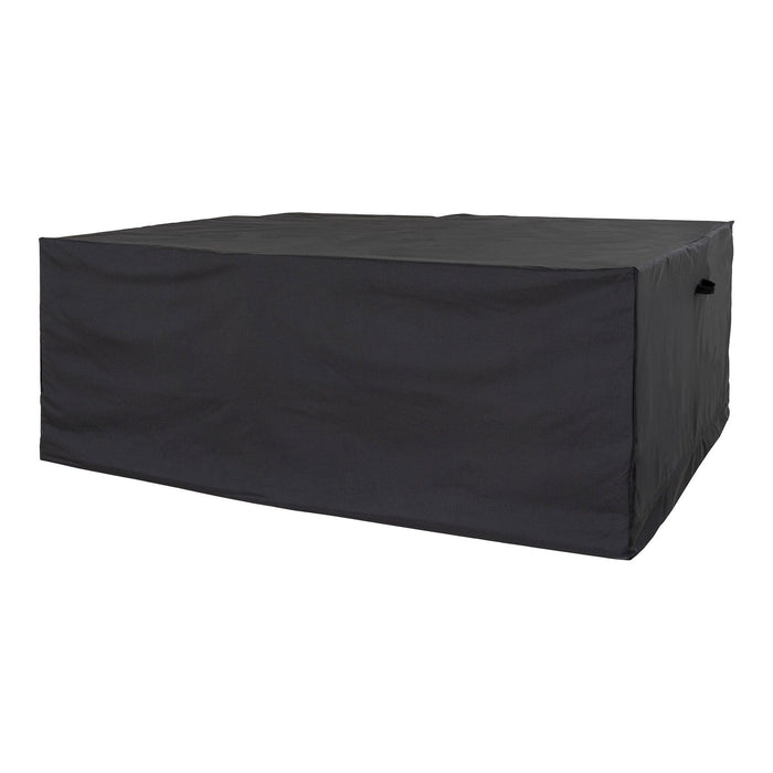 QUVIO Luxe Hoes voor tafel met 6 Stoelen - Waterafstotend - 155x235x95 cm - Zwart