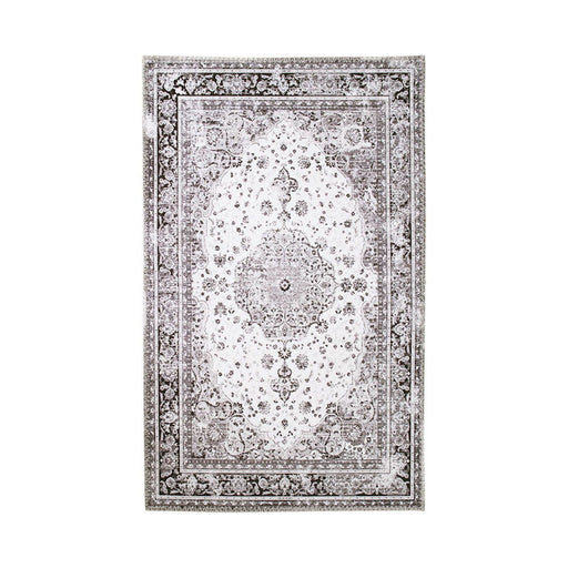 QUVIO Vloerkleed Havana - Zwart/Wit - 160x230 cm