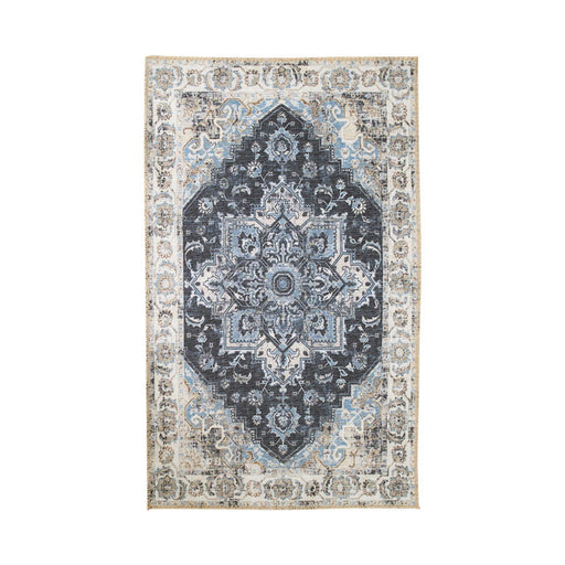 QUVIO Vloerkleed Havana - Blauw - 160x230 cm
