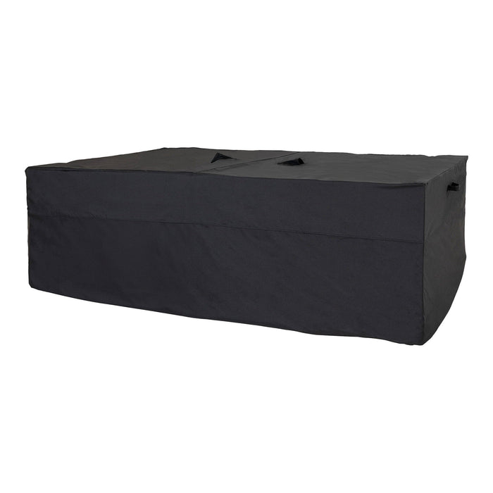 QUVIO Hoes voor Lounge- en Bankstellen - Waterafstotend - Zwart - 210x180x95 cm