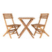 QUVIO Tuinset - Loungeset - Teakhout - Tuin - Terras - Balkon - Naturel