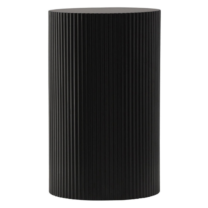 QUVIO Galo Bijzettafel - Stijlvol en Praktisch - Zwart MDF Design