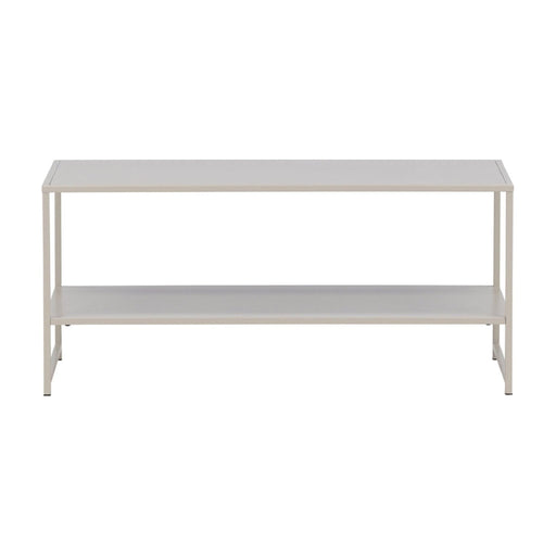 QUVIO Bijzettafel Beige - Scandinavisch Design - Extra Opbergruimte