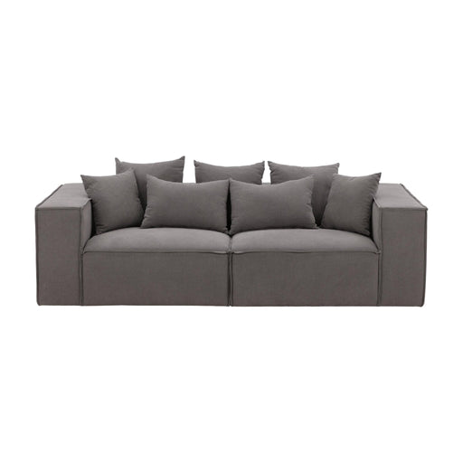 Nest of Nora 3-zits bank Nilo - Linnen bekleding - Grijs