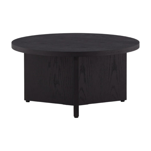 QUVIO Salontafel - Zwart Hout - Scandinavisch Design