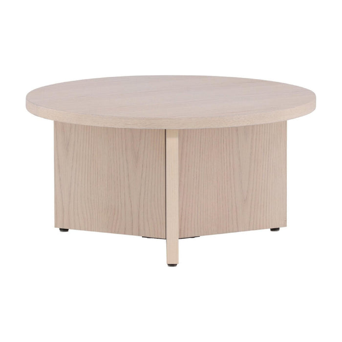 QUVIO Salontafel - Whitewash Hout - Moderne Stijlvolle Blikvanger