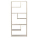 QUVIO Stijlvolle Boekenkast - Beige Staal - Modern Open Design