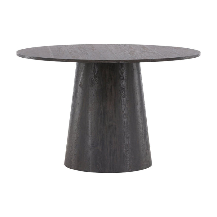 QUVIO Eettafel Odin - Scandinavisch design - Mocca MDF - Ronde tafel 120 cm