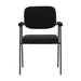 QUVIO Eetkamerstoelen set van 2 - Zwart Bouclé - Scandinavisch Design
