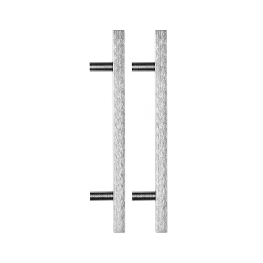 XIVADA Handgreep Adro - handvat - zilver - 128 mm boorafstand - Set van 2