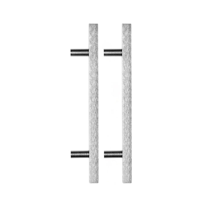 XIVADA Handgreep Adro - handvat - zilver - 128 mm boorafstand - Set van 2