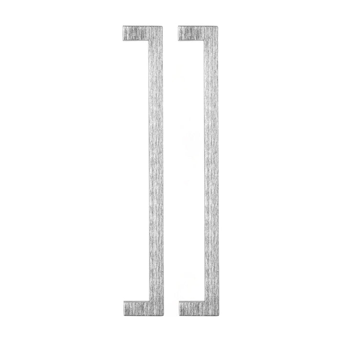 XIVADA Handgreep Reza - handvat - zilver - 192 mm boorafstand - Set van 2