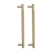XIVADA Handgreep Luxa - handvat - goud - 192 mm boorafstand - Set van 2