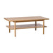 Nest of Nora Salontafel Vera - rechthoekig 120x60 cm met opbergplank - Eikenfineer - Naturel