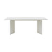 Nest of Nora Rechthoekige eettafel Lona - MDF 200x90 cm - Ribbelpoten - Greige
