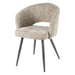 Set van 2 - Nest of Nora Eetkamerstoelen Vona - Comfortabele kuipstoel - Zand