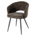 Set van 2 - Nest of Nora Eetkamerstoelen Vona - Set van 2 - Comfortabele kuipstoel - Bruin